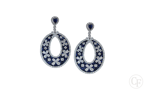 sapphire earring