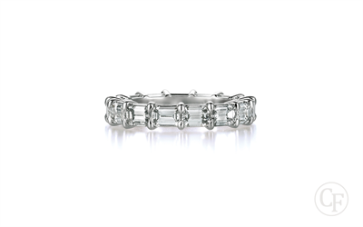 Emerald Cut Wedding Ring